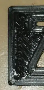 This was made with 200 °C, The problematic areas are at the corners and on Flat Surfaces parallel to the Heat bed.