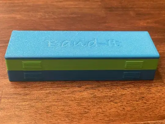 example of narrow trays that snap together correctly example of narrow trays that snap together correctly