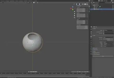 Eye model in blender