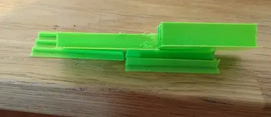 Prints using Copper alloy Heatblock (left) Prints using Copper alloy Heatblock (left)