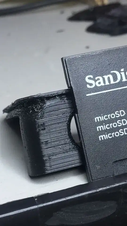 Photo of failed print - front Photo of failed print - front