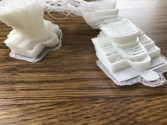 Images of two failed owl prints