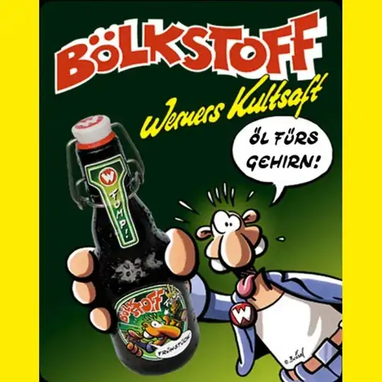 Bölkstoff ad from bier-wein.de