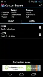 Custom Locale