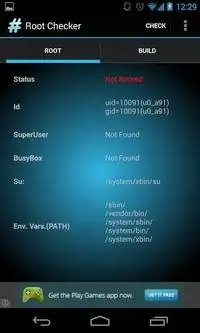 Output of Root Checker