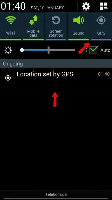 GPS "disabled" and Location set by GPS at the same time