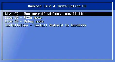 Android Live & Installation CD - Image