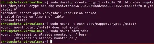 Here is a picture of my terminal in Ubuntu trying out the command. Any clues as to the errors?