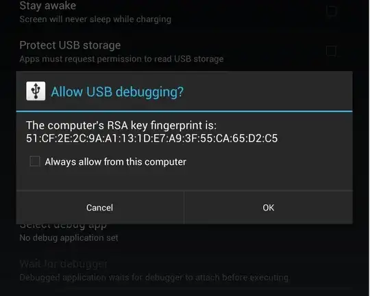 Allow USB debugging?