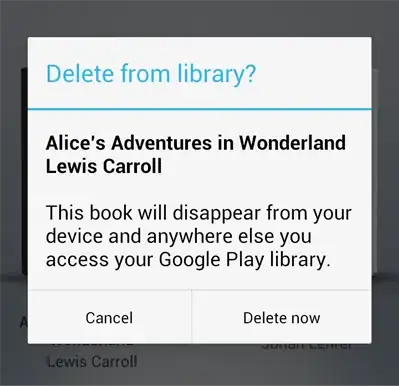 A dialog requests confirmation