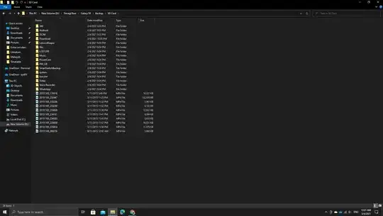 this is my folder after transfer