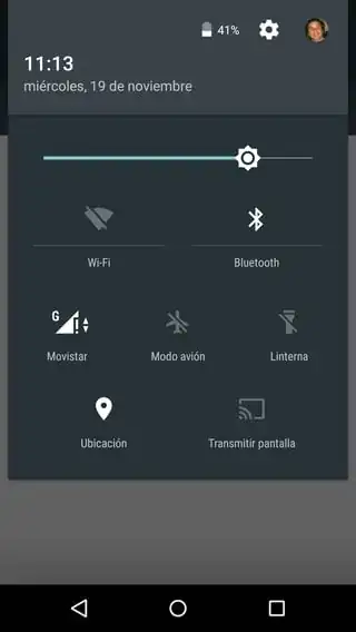 screenshot of my device