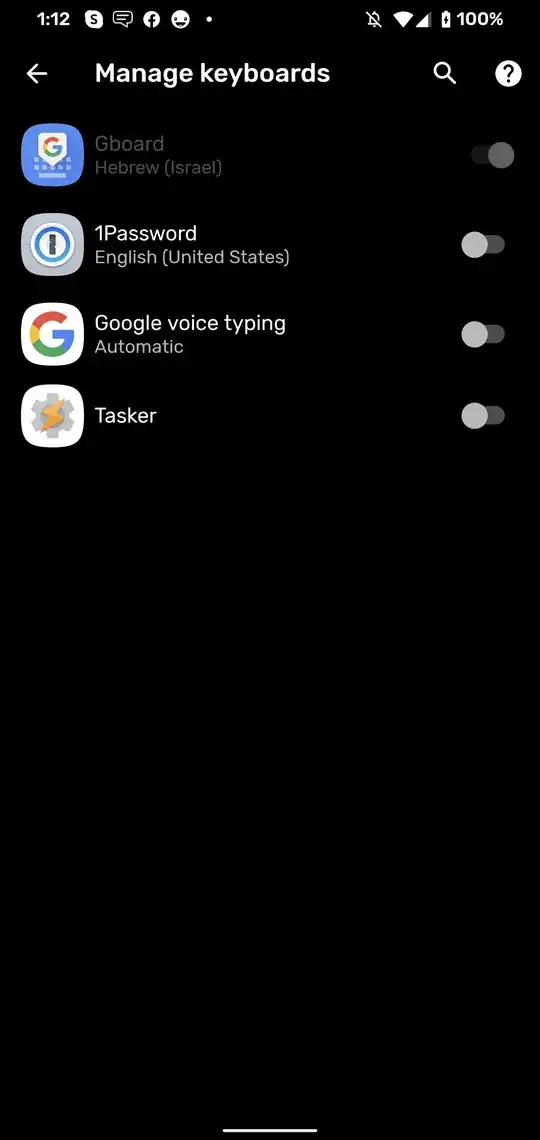 I can't change the "Hebrew" to my system default