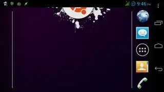 IMG: Launcher in landscape mode with auto-rotation