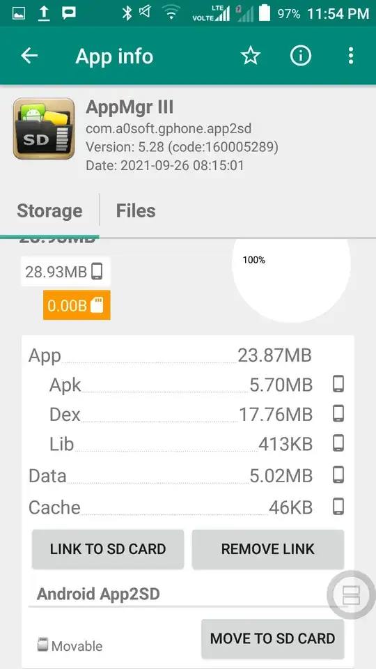 type of files to be moved link2sd 