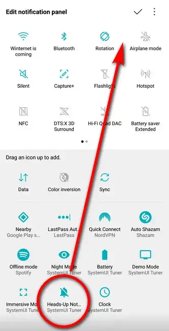 Add toggle to quick settings
