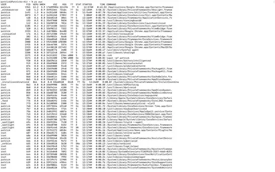 Here is an image of my terminal---couldn't copy and paste all the text.