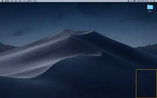 Screenshot of desktop area where the mouse cursor cannot enter