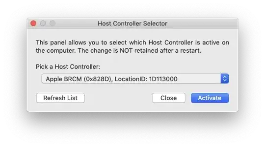 Default state of Bluetooth controller selector