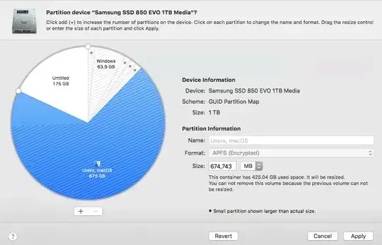 Disk Utility UI Example