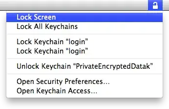 From the Lock icon in the menu bar, choose "Lock Screen."