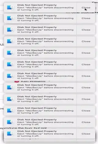 Never Ending Eject Notifications