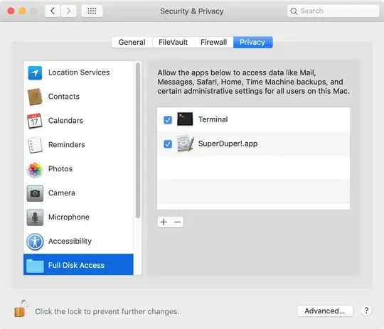 System preferences > Privacy