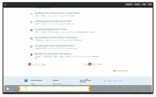Markup editor on recording