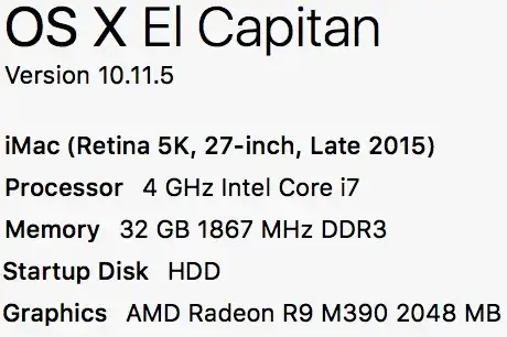 iMac specs