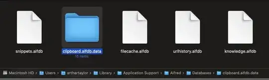 This is where Alfred saves Clipboard Image History (or find your clipboard managers image history folder)