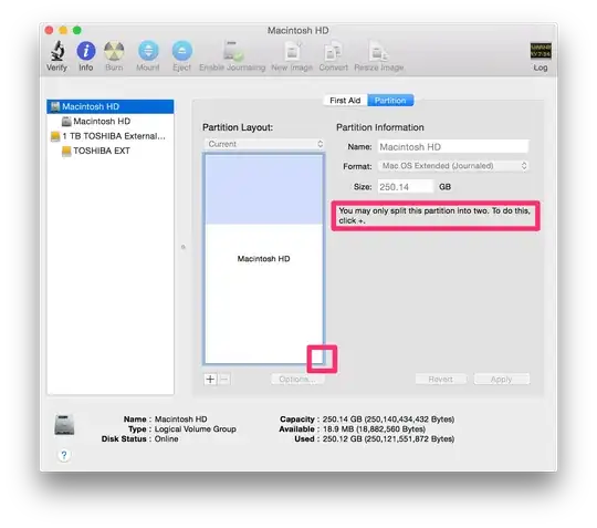 Resize handle missing and odd text.