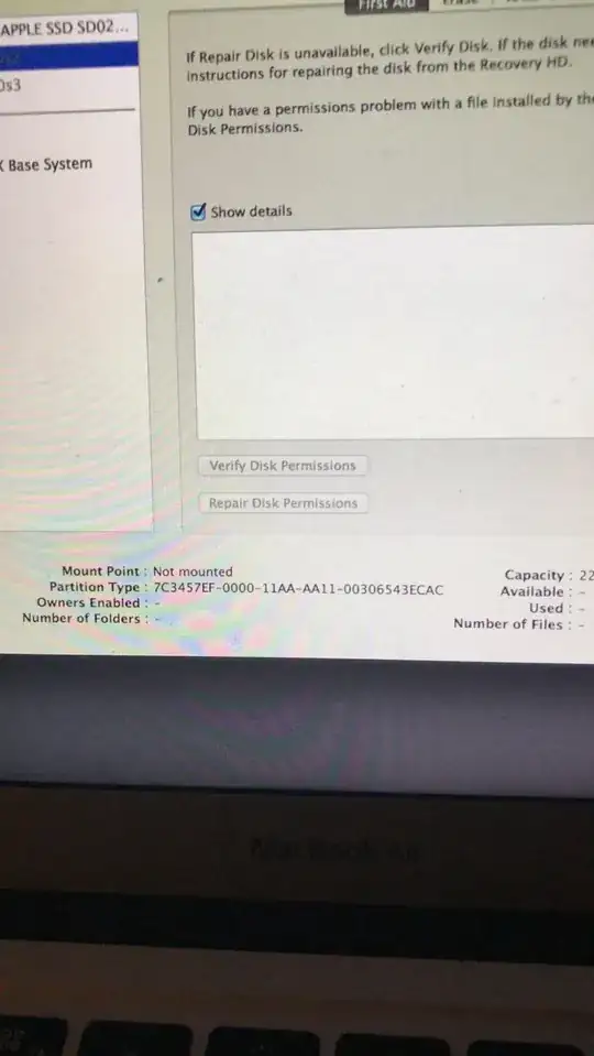 changed partition type
