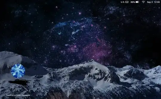 Login window's menu bar w/o Bluetooth