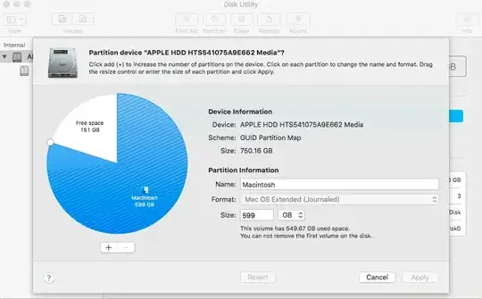disk utility won't partition 