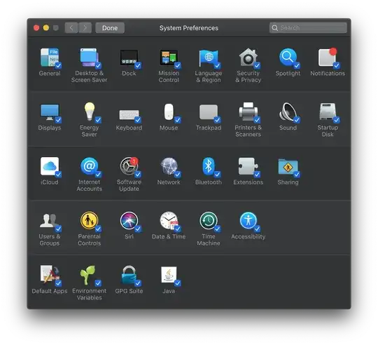 Hide mode in System Preferences