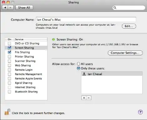 Screen Sharing Settings 1