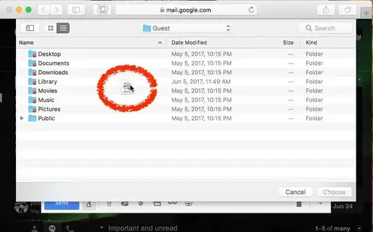 drop icon into file dialogue