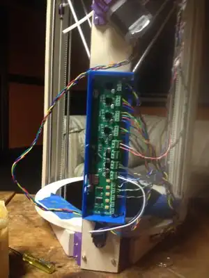 Melzi board placed in casing.