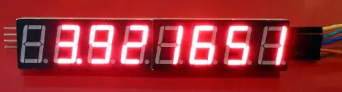 MAX7219 with 7-segment display