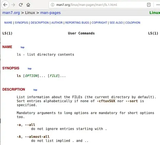man ls