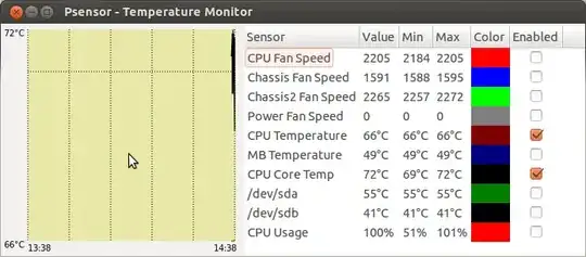 screenshot of psensor