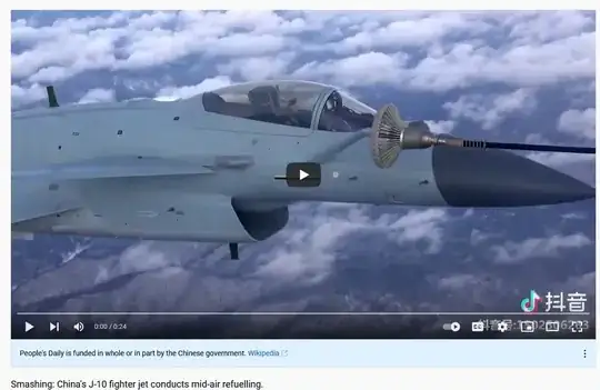J-10 refuel video