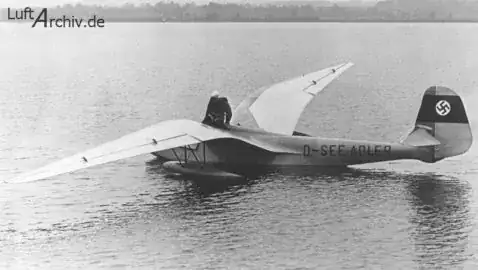 DFS Seeadler floating on water