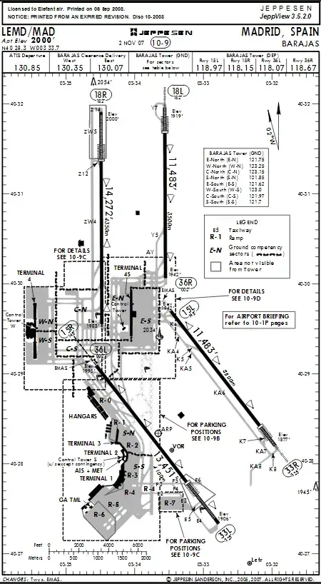Jeppesen airport diagram