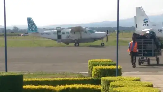 Cessna Caravan on ground.