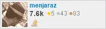 profile for menjaraz on Stack Exchange, a network of free, community-driven Q&A sites