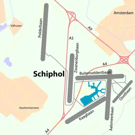 Schiphol Map