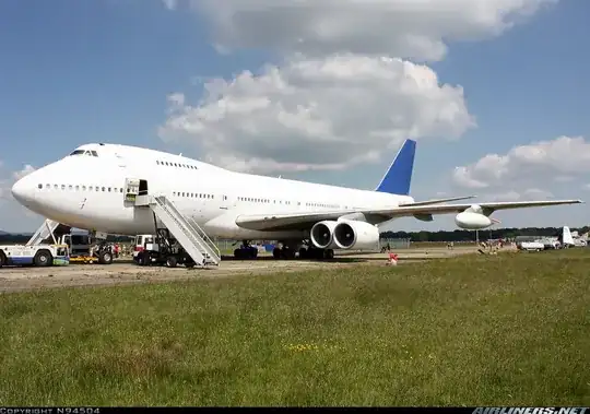 747-268B used as movie prop