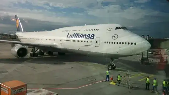 Photo of Lufthansa operated Boeing 747