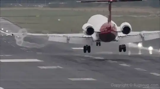 Flap vortex clearly in ground effect